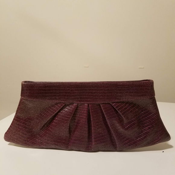 plum clutch